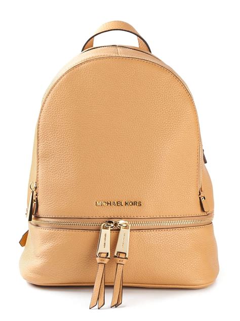 cheap mall rhea zip leather backpack michael michael kors|michael kors rhea backpack.